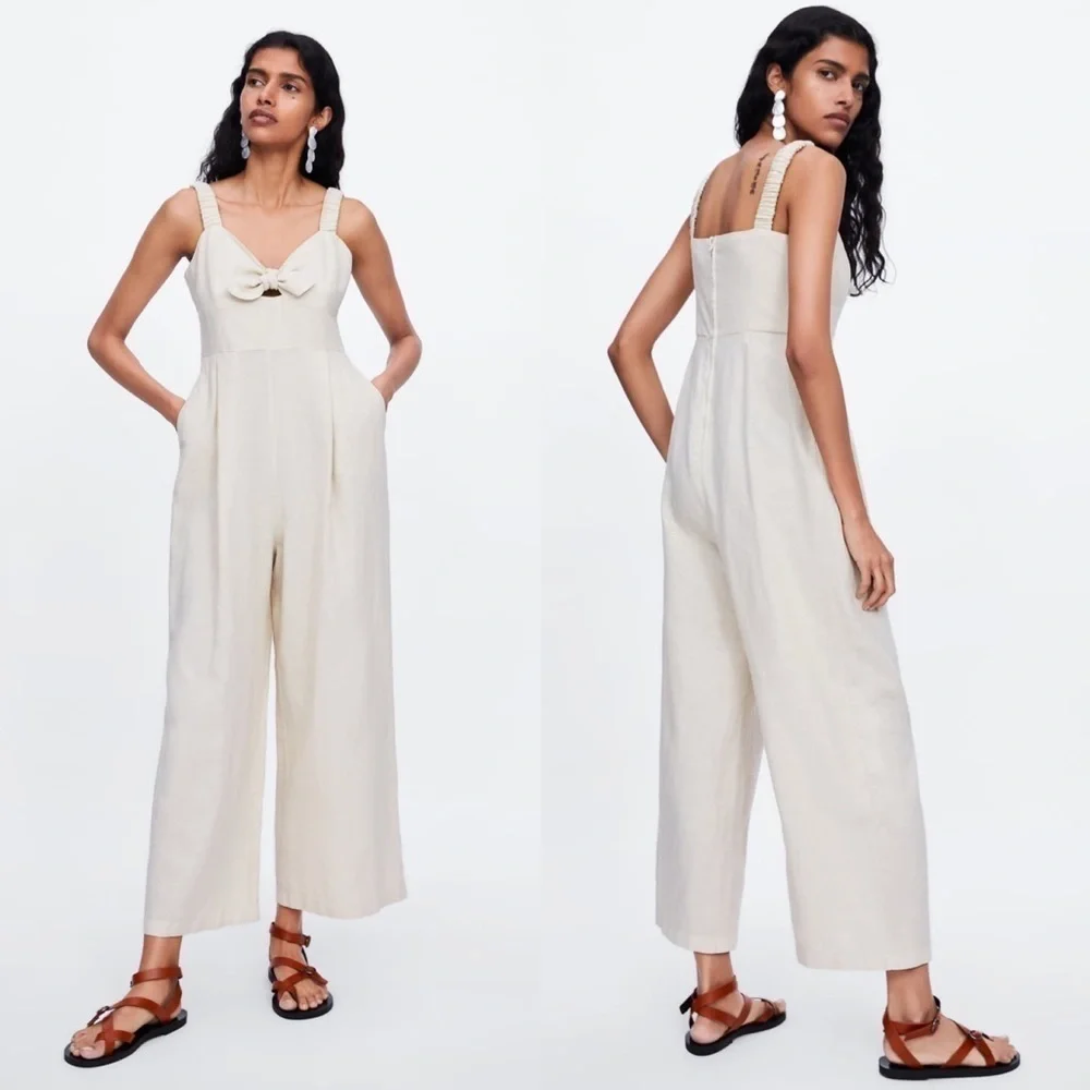 ZARA Knotted Jumpsuit